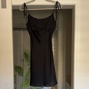 Cotton Candy Black Mini Dress